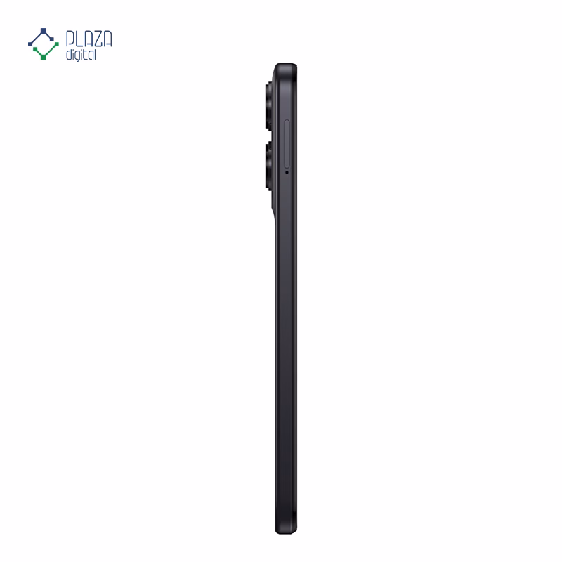 نمای کنار گوشی موبایل موتورولا مدل Moto G35 5G ظرفیت 256 گیگابایت رم 8 گیگابایت رنگ مشکی پلازا دیجیتال