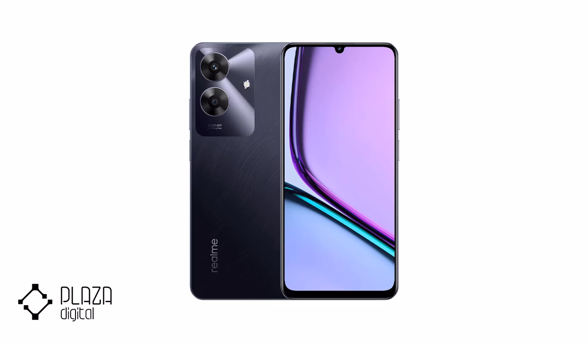 معرفی بهترین گوشی های ارزان قیمت 12 realme-note-60-128gb-4gb-mobile-phone-marble-black-plazadigital
