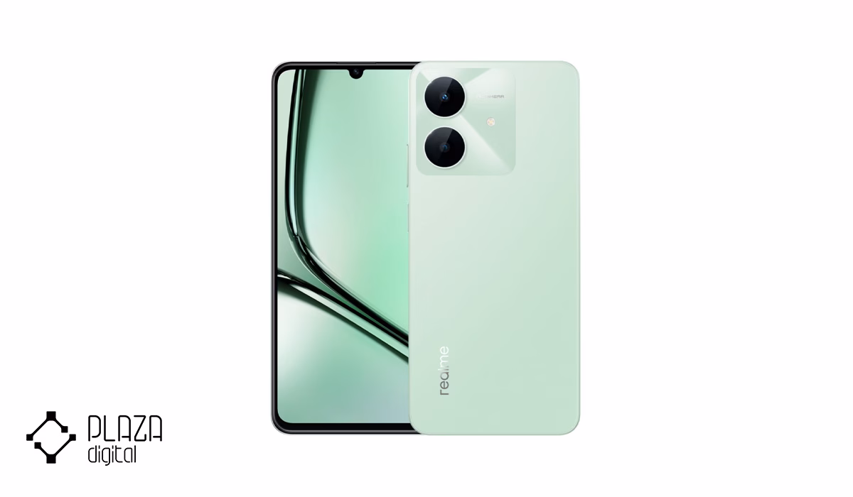 معرفی بهترین گوشی های ارزان قیمت 9 realme-note-60x-128gb-4gb-mobile-phone-Wilderness-Green-plazadigital