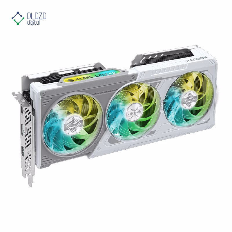 کارت گرافیک ازراک مدل AMD Radeon RX 9060 XT Steel Legend 16GB OC حافظه 16 گیگابایت