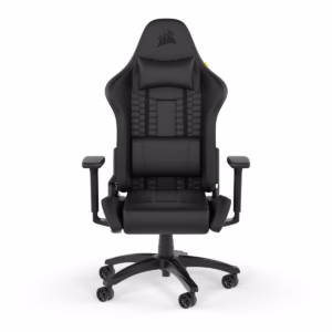 صندلی گیمینگ کورسیر مدل TC100 Luxe Leatherette Black
