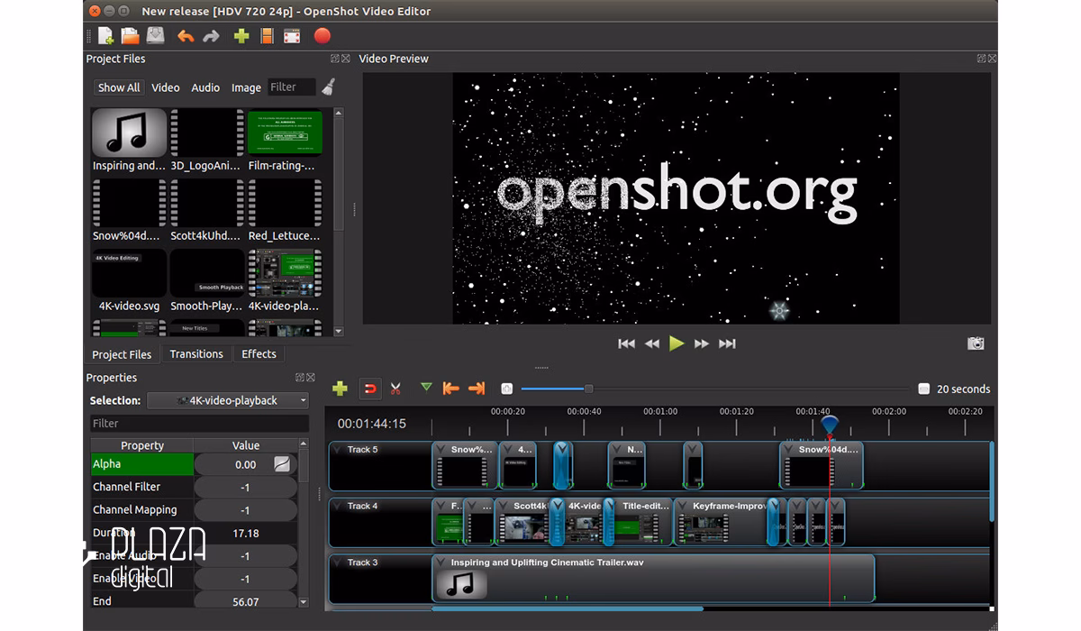 بهترین نرم افزارهای ویرایش فیلم برای لپ تاپ و کامپیوتر 34 نرم افزار OpenShot