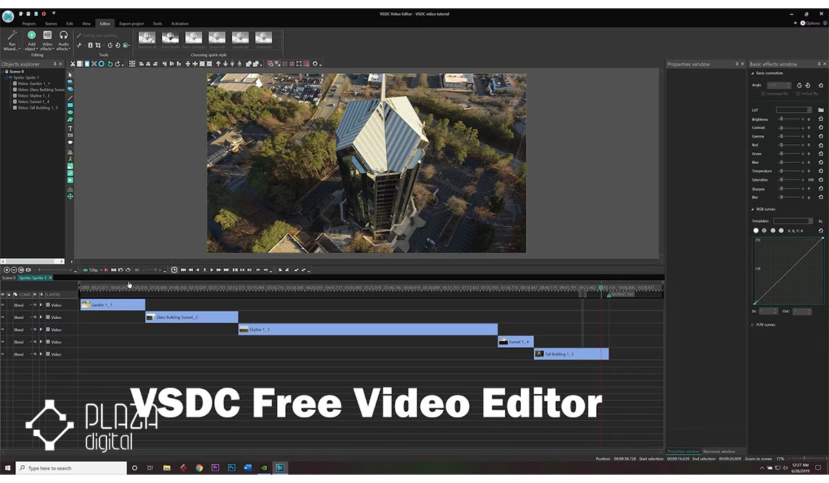 بهترین نرم افزارهای ویرایش فیلم برای لپ تاپ و کامپیوتر 38 نرم افزار VSDC Free Video Editor