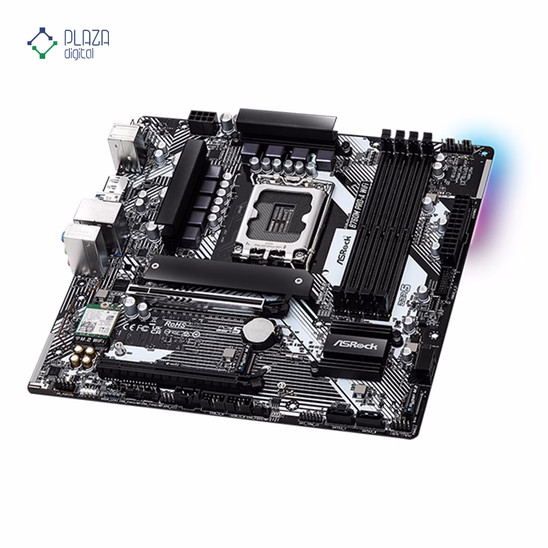 مادربرد ازراک مدل B760M Pro-A WiFi D5 پلازا دیجیتال