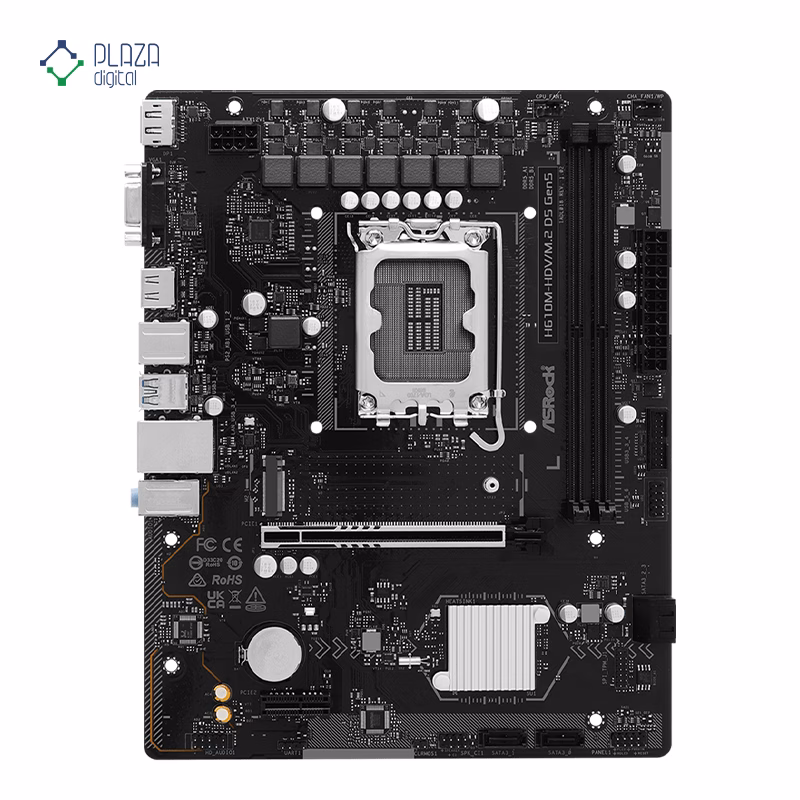 مادربرد ازراک مدل H610M-HDV/M.2 D5 Gen5 پلازا دیجیتال