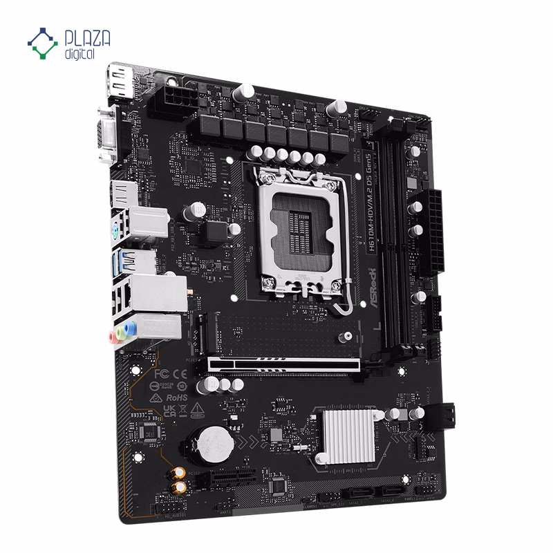 مادربرد ازراک مدل H610M-HDV/M.2 D5 Gen5 پلازا دیجیتال
