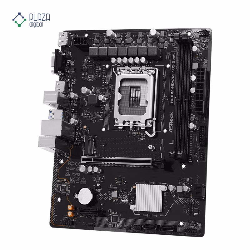 مادربرد ازراک مدل H610M-HDV/M.2 D5 Gen5 پلازا دیجیتال