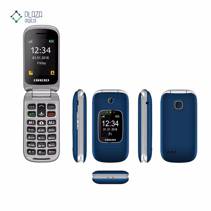 گوشی موبایل ارد مدل F240D تک سیم کارت رنگ آبی پلازا دیجیتال