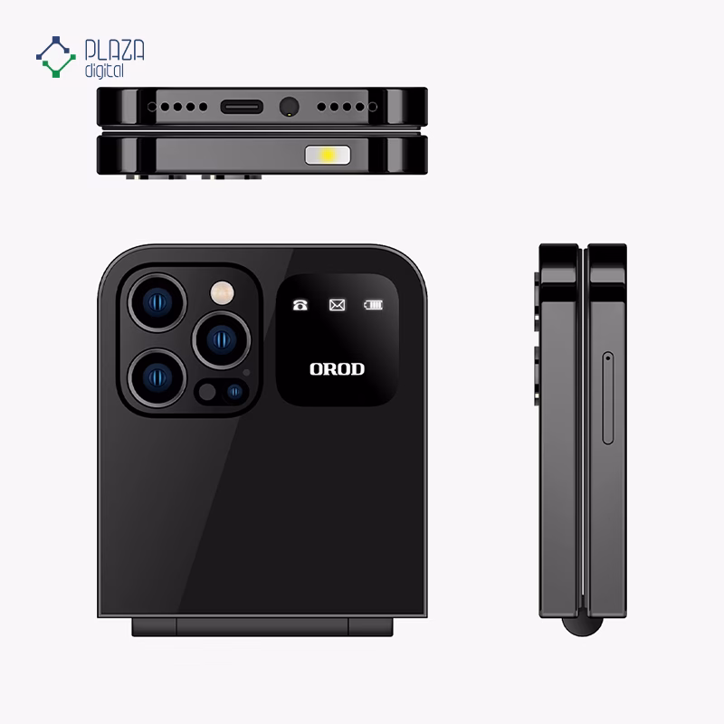نمای بسته شده گوشی موبایل ارد مدل F250 Pro دو سیم کارت رنگ مشکی پلازا دیجیتال