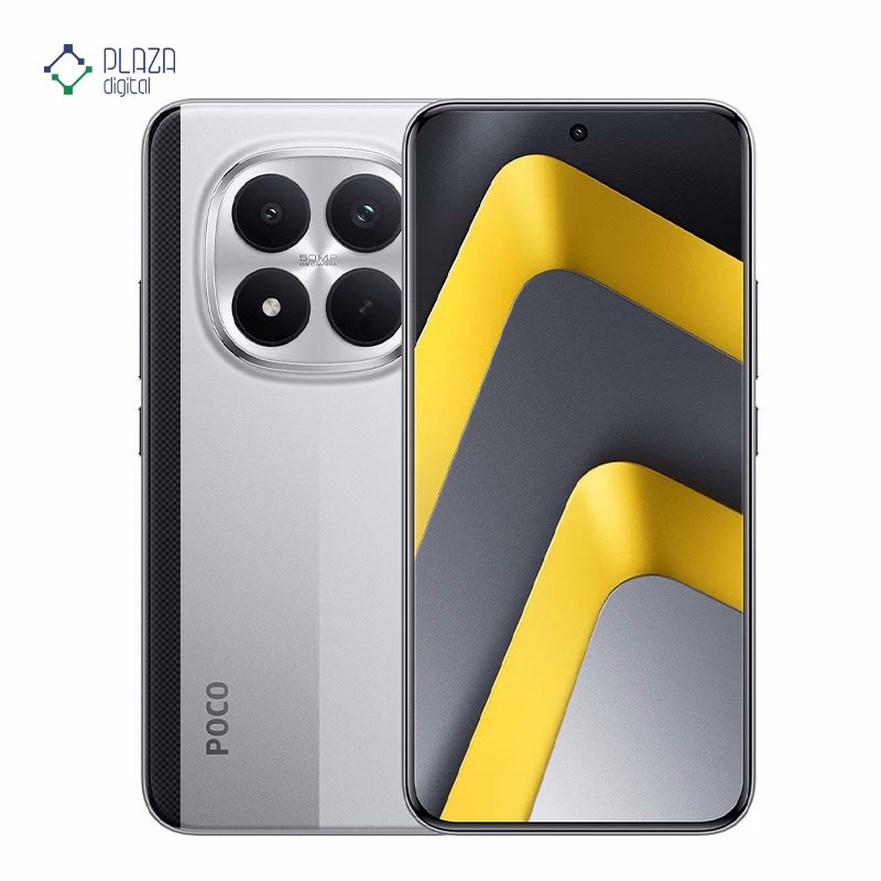 گوشی موبایل پوکو مدل Poco M8 Pro 5G ظرفیت 512 گیگابایت رم 12 گیگابایت رنگ نقره ای پلازا دیجیتال
