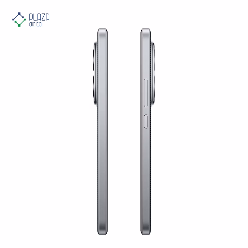 نمای کنار گوشی موبایل پوکو مدل Poco M8 Pro 5G ظرفیت 512 گیگابایت رم 12 گیگابایت رنگ نقره ای پلازا دیجیتال