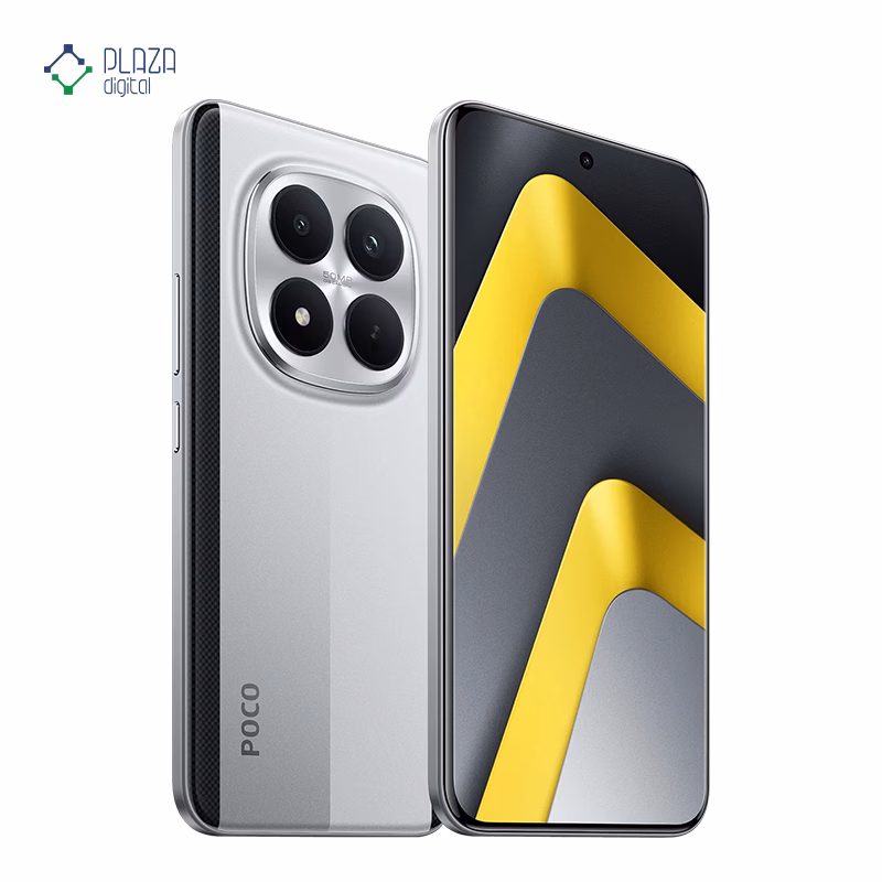 گوشی موبایل پوکو مدل Poco M8 Pro 5G ظرفیت 512 گیگابایت رم 12 گیگابایت رنگ نقره ای پلازا دیجیتال