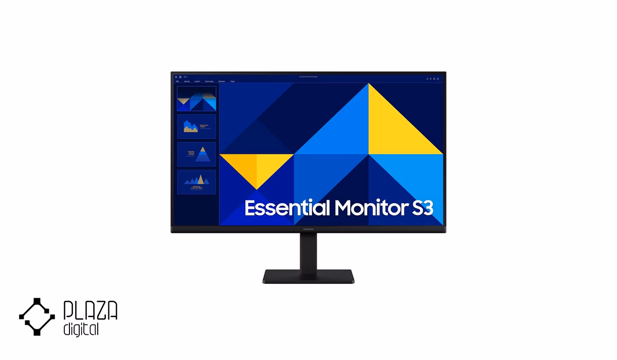 بهترین مانیتور برای سلامت چشم 16 مانیتور 27 اینچی سامسونگ مدل Essential Monitor S3 S30GD LS27D300