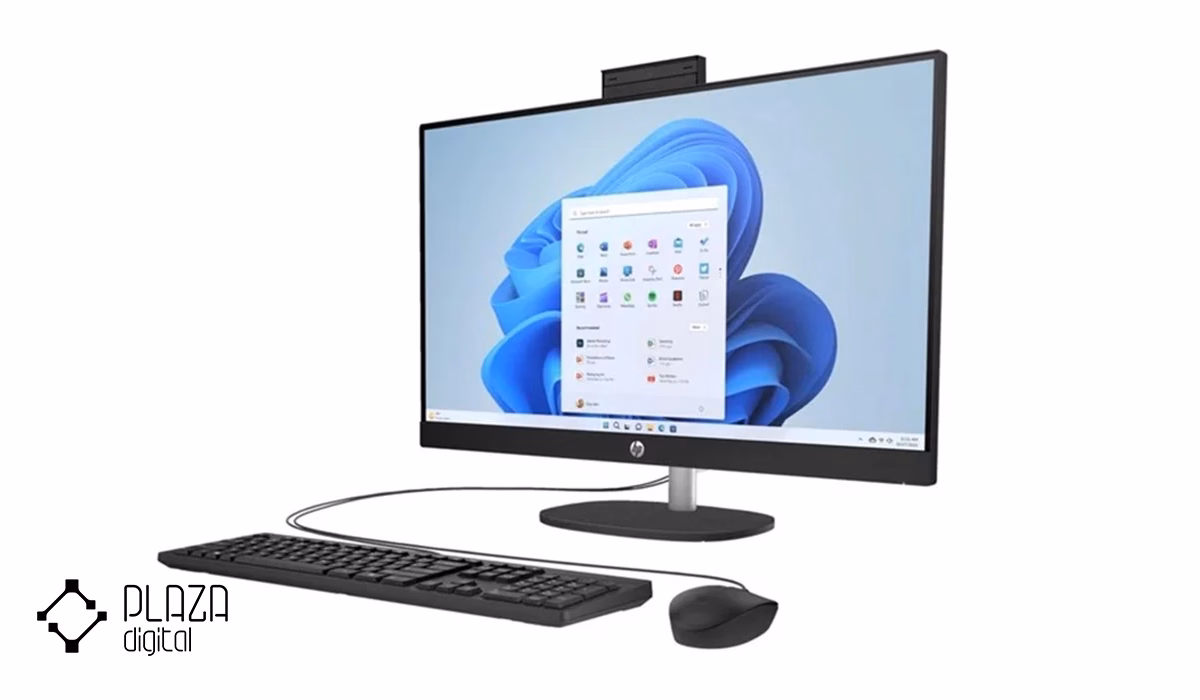 بهترین آل این وان لمسی 21 کامپیوتر All in One اچ پی 27 اینچی مدل HP 27-cr2038nh Core Ultra 7 255U 8GB 512GB