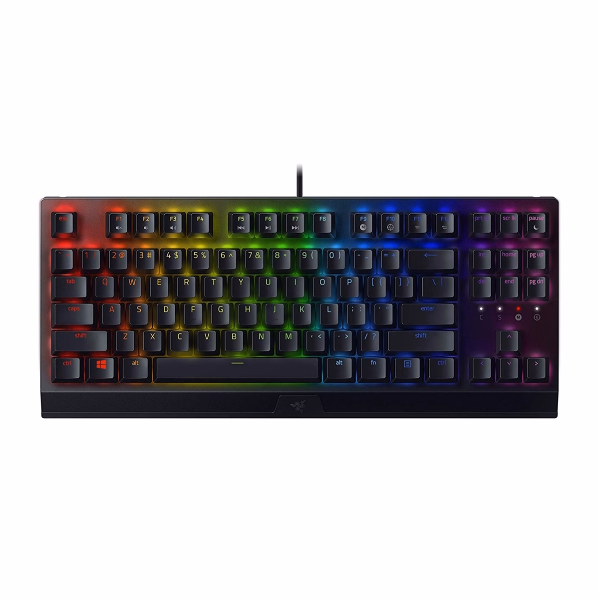 کیبورد با سیم ریزر مدل BlackWidow V3 Tenkeyless