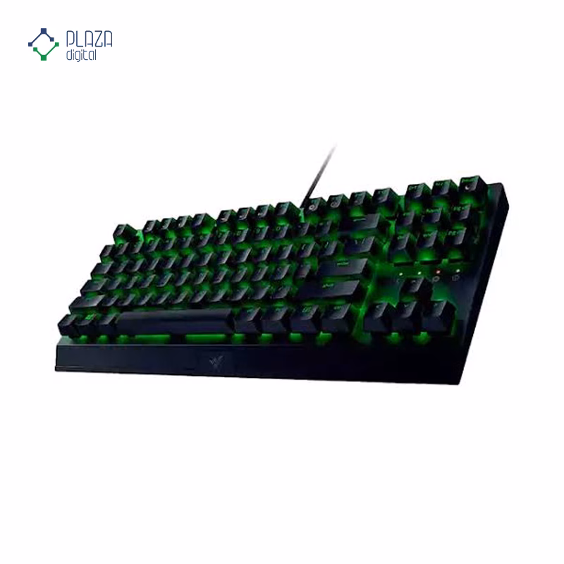 کیبورد با سیم گیمینگ ریزر مدل Blackwidow X Green Switch