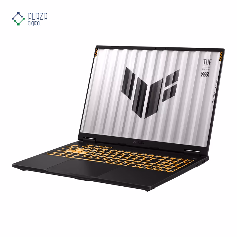 نمای سمت چپ لپ تاپ ایسوس 16 اینچی مدل TUF Gaming F16 FX608LM Core Ultra 9 275HX 64GB 4TB RTX5060 پلازا دیجیتال