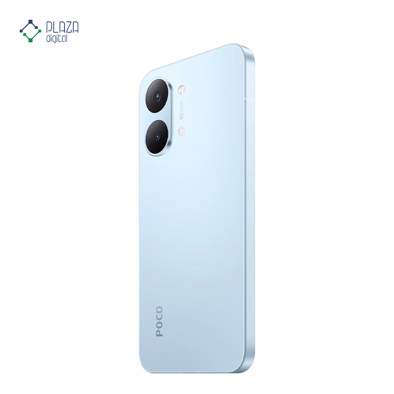 نمای پشت گوشی موبایل پوکو مدل Poco X8 Pro Max 5G ظرفیت 512 گیگابایت رم 12 گیگابایت آبی پلازا دیجیتال