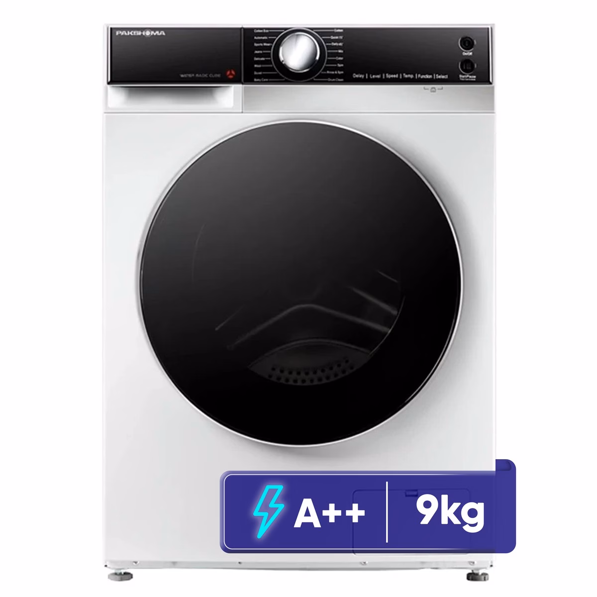 ماشین لباسشویی 9 کیلوگرم پاکشوما مدل S9 W