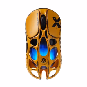 ماوس گیمینگ بی سیم گراواستار مدل Mercury X Battle Worn-Yellow Special Edition