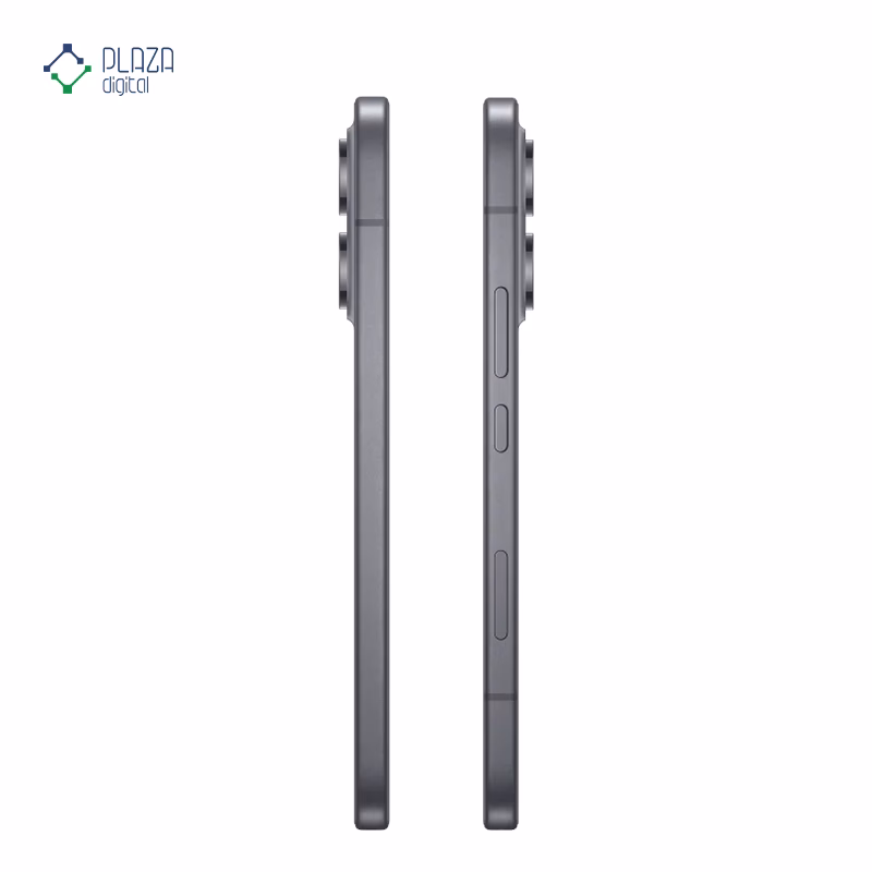 نمای کنار گوشی موبایل آنر مدل Honor 600 lite 5G ظرفیت 128 گیگابایت رم 8 گیگابایت مشکی پلازا دیجیتال