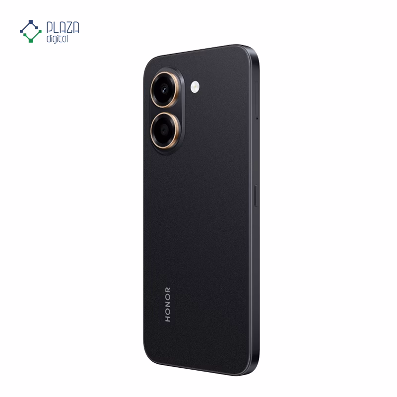 نمای پشت گوشی موبایل آنر مدل X7e 4G ظرفیت 128 گیگابایت رم 6 گیگابایت مشکی پلازا دیجیتال