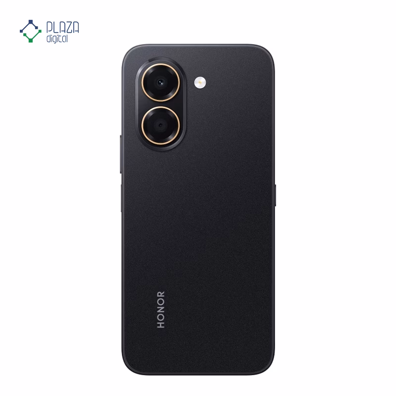 نمای پشت گوشی موبایل آنر مدل X7e 4G ظرفیت 128 گیگابایت رم 6 گیگابایت مشکی پلازا دیجیتال