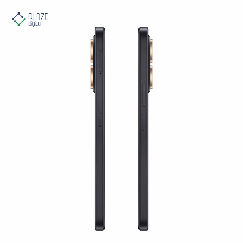 نمای کنار گوشی موبایل آنر مدل X7e 4G ظرفیت 128 گیگابایت رم 6 گیگابایت مشکی پلازا دیجیتال