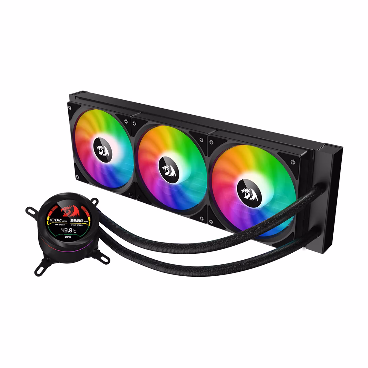 خنک کننده پردازنده مایع ردراگون مدل CCW-1017 360 RGB