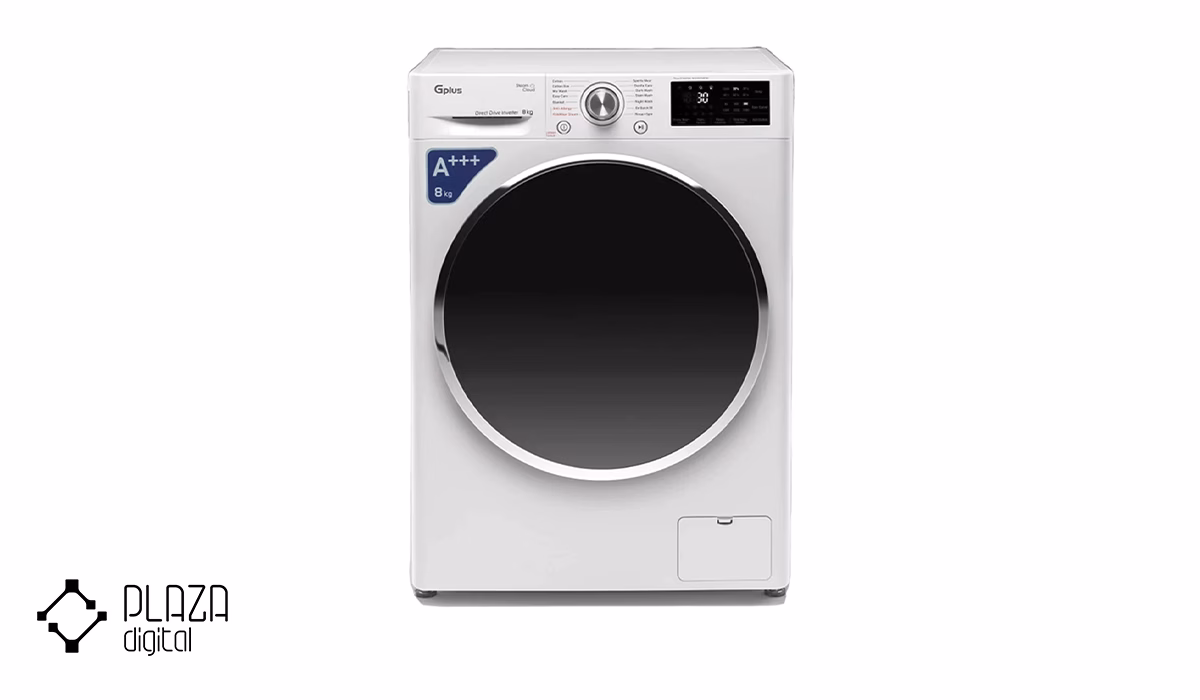 پرفروش ترین ماشین لباسشویی در ایران 16 ماشین لباسشویی جی پلاس مدل GWM-R808W