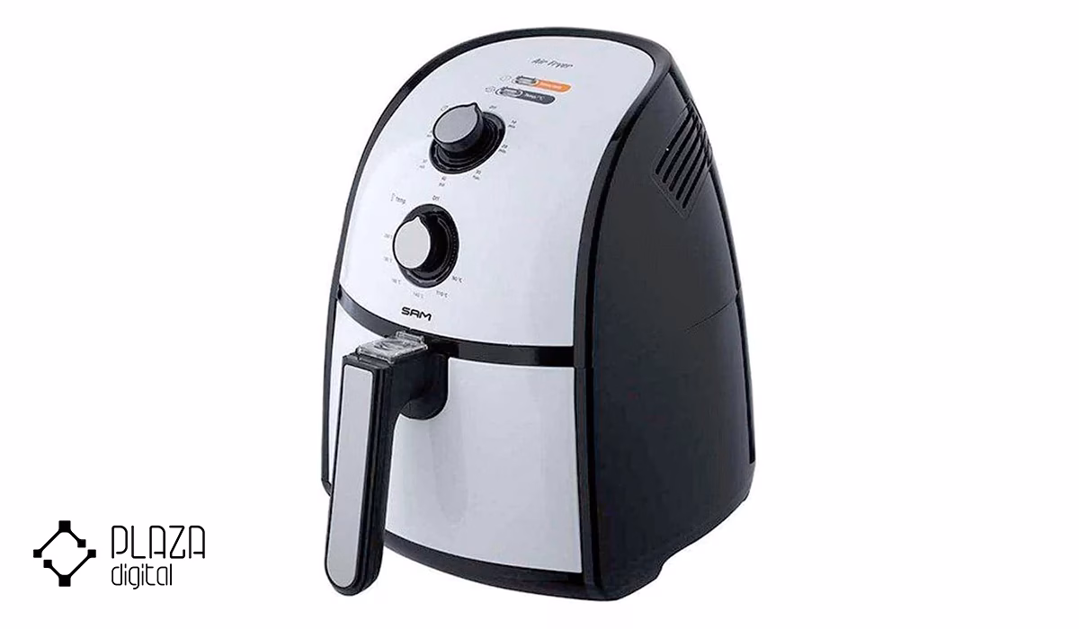 بهترین سرخ کن بدون روغن 19 سرخ کن بدون روغن سام مدل AF-2500 BK