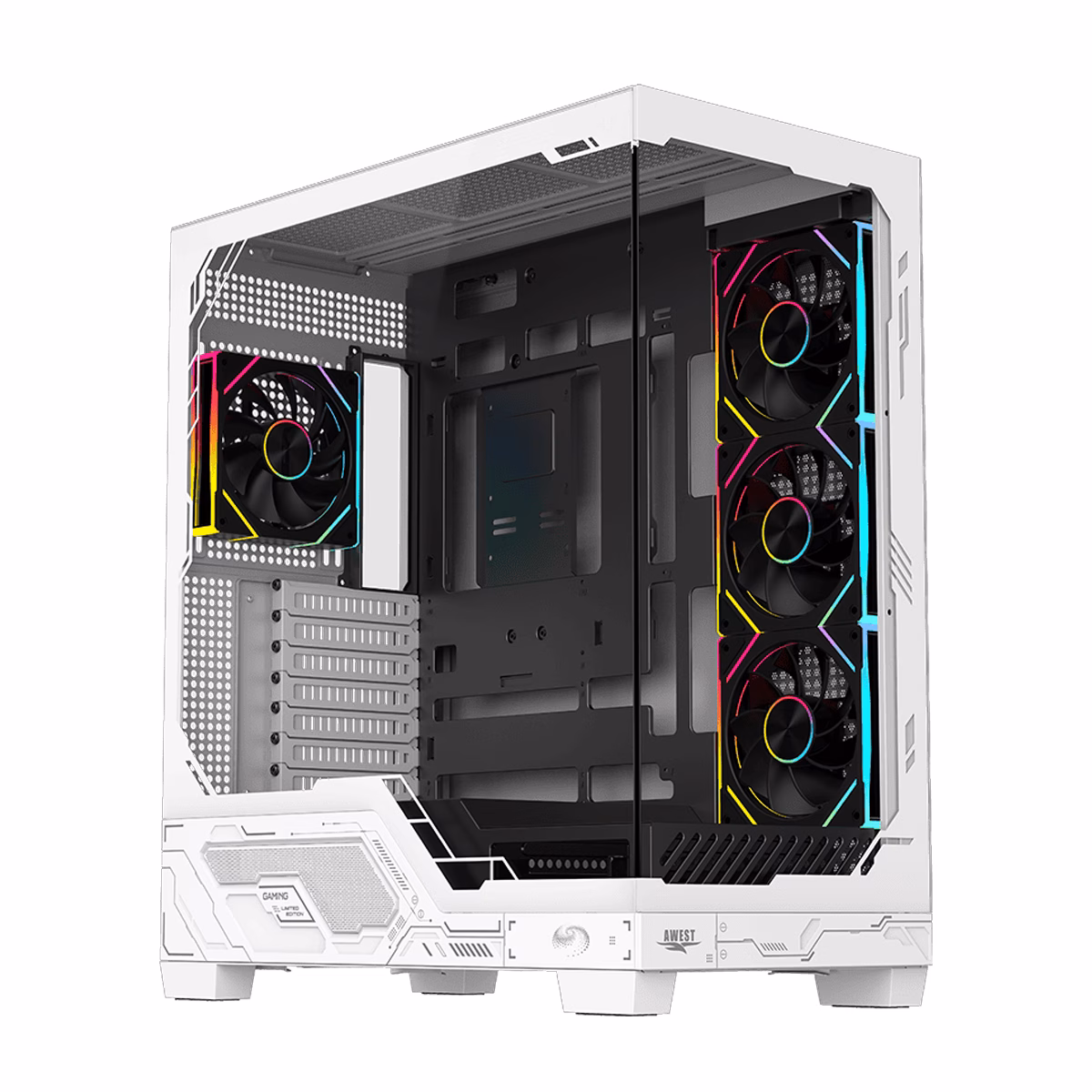 کیس کامپیوتر گیمینگ اوست مدل AQ-8 BW