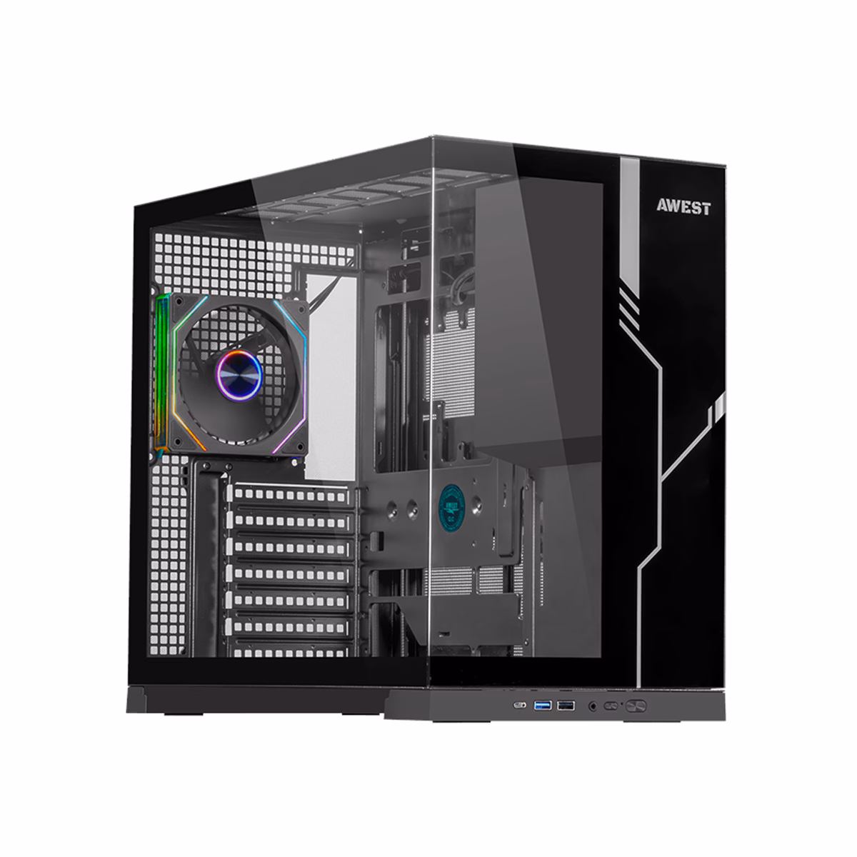 کیس کامپیوتر گیمینگ اوست مدل AQ20-MB