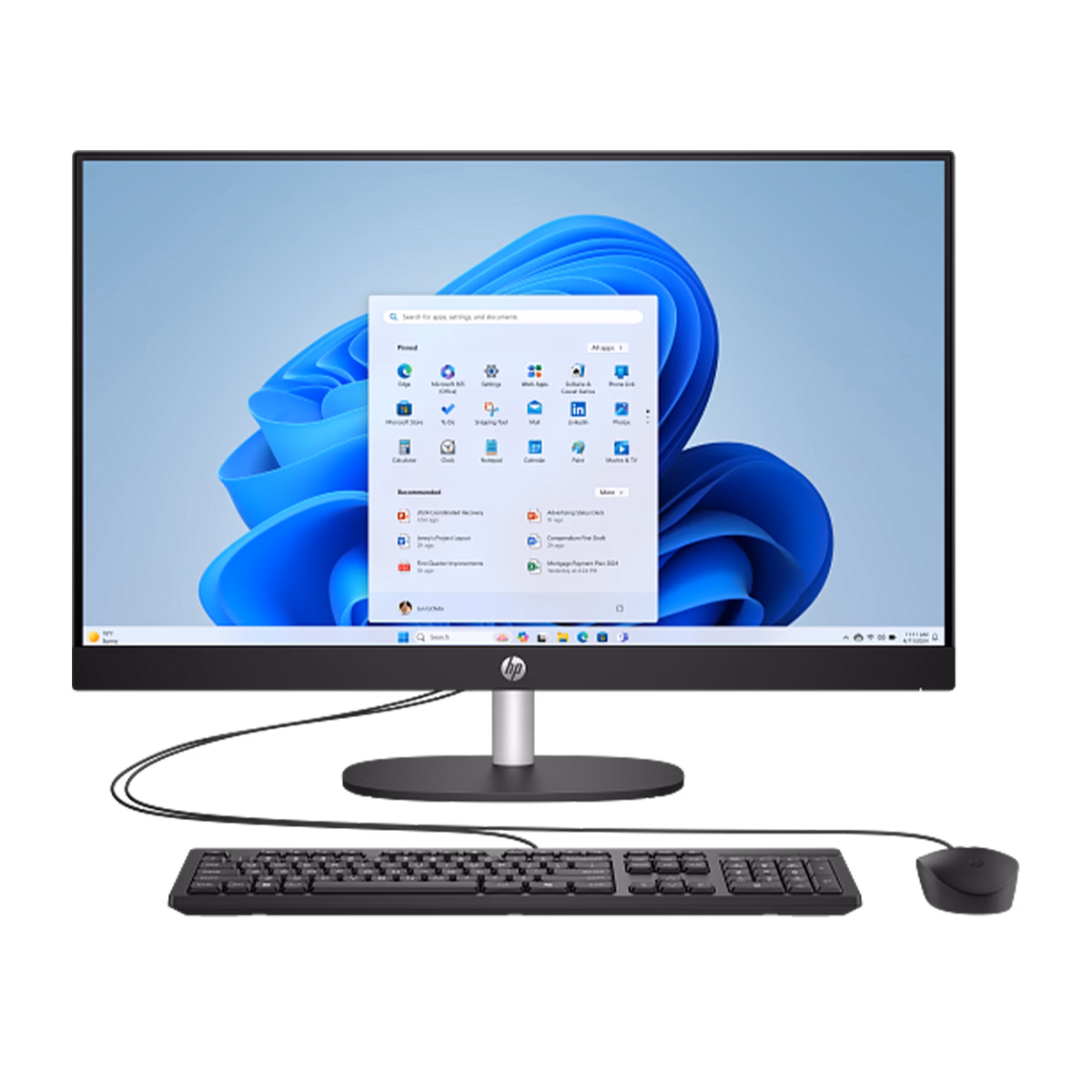 کامپیوتر All in One اچ پی 23.8 اینچی مدل cr1091nh Ultra 5 125U 8GB 512GB