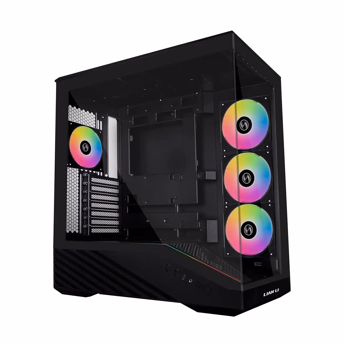 کیس کامپیوتر لیان لی مدل Vector V100R Black