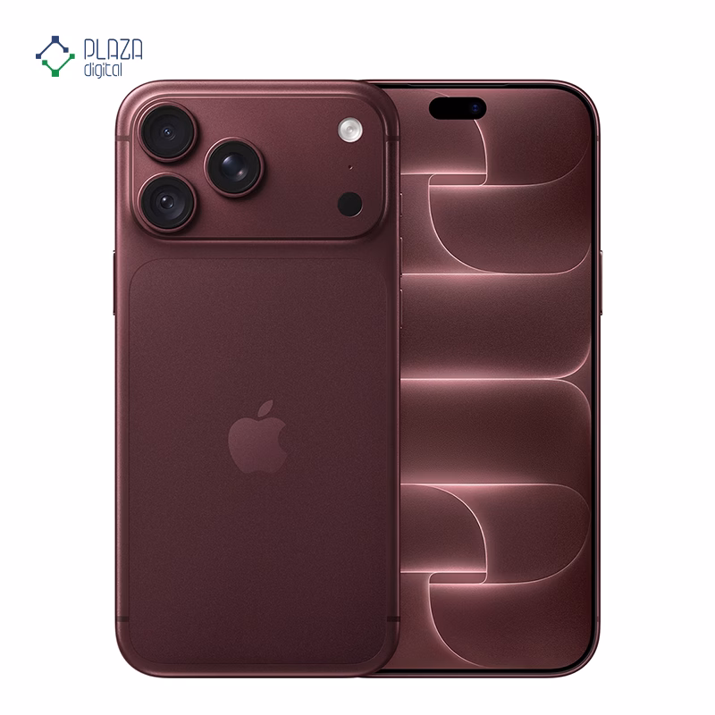 گوشی موبایل اپل مدل iPhone 18 Pro Max ظرفیت 256 گیگابایت رم 12 گیگابایت شرابی پلازا دیجیتال