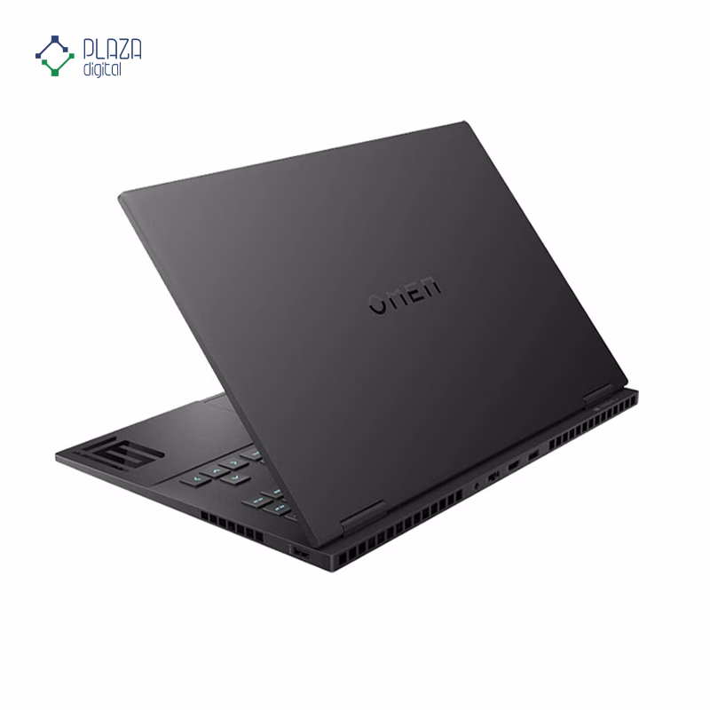 نمای پشت لپ تاپ گیمینگ اچ پی 16 اینچی مدل Omen 16-WF0020NIA i7 13700HX 64GB 2TB RTX3050 پلازا دیجیتال