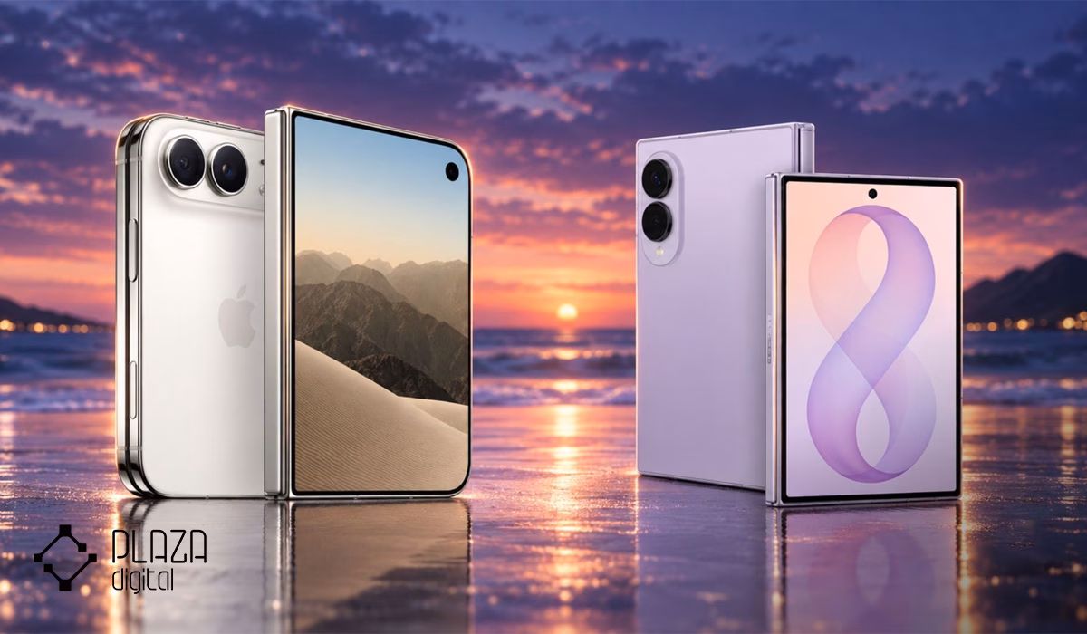 مقایسه گوشی آیفون دوئو با گلکسی Z fold 8 10 مقایسه گوشی های آیفون Duo و گلکسی زد فولد 8