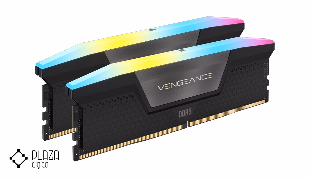 معرفی بهترین رم کورسیر corsair 8 رم دسکتاپ DDR5 دو کاناله 5600 مگاهرتز CL40 کورسیر مدل VENGEANCE RGB ظرفیت 64 گیگابایت