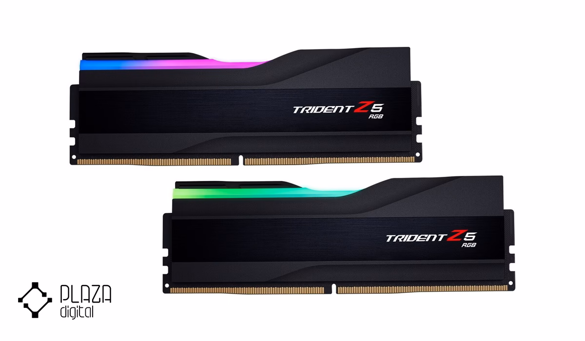 بهترین رم جی اسکیل G.Skill 23 رم کامپیوتر DDR5 جی اسکیل مدل Trident Z5 RGB دو کاناله 5600 مگاهرتز CL40 ظرفیت 32 گیگابایت