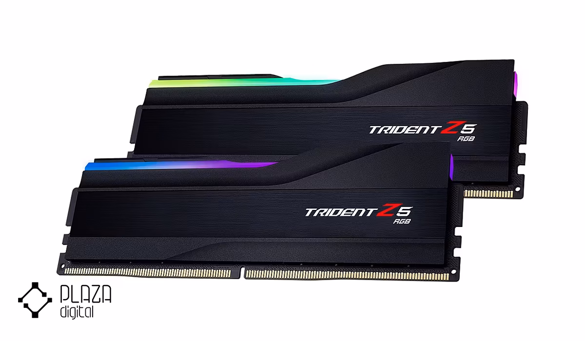 بهترین رم جی اسکیل G.Skill 15 رم کامپیوتر DDR5 جی اسکیل مدل Trident Z5 RGB دو کاناله 7600 مگاهرتز CL36 ظرفیت 32 گیگابایت