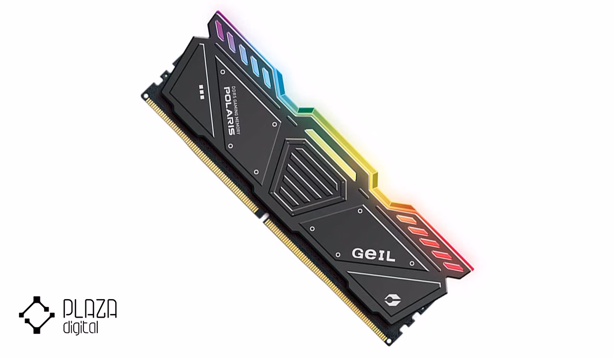 معرفی بهترین رم های گیل geil 16 رم کامپیوتر DDR5 گیل مدل POLARIS RGB تک کاناله 5600 مگاهرتز CL38 ظرفیت 16 گیگابایت