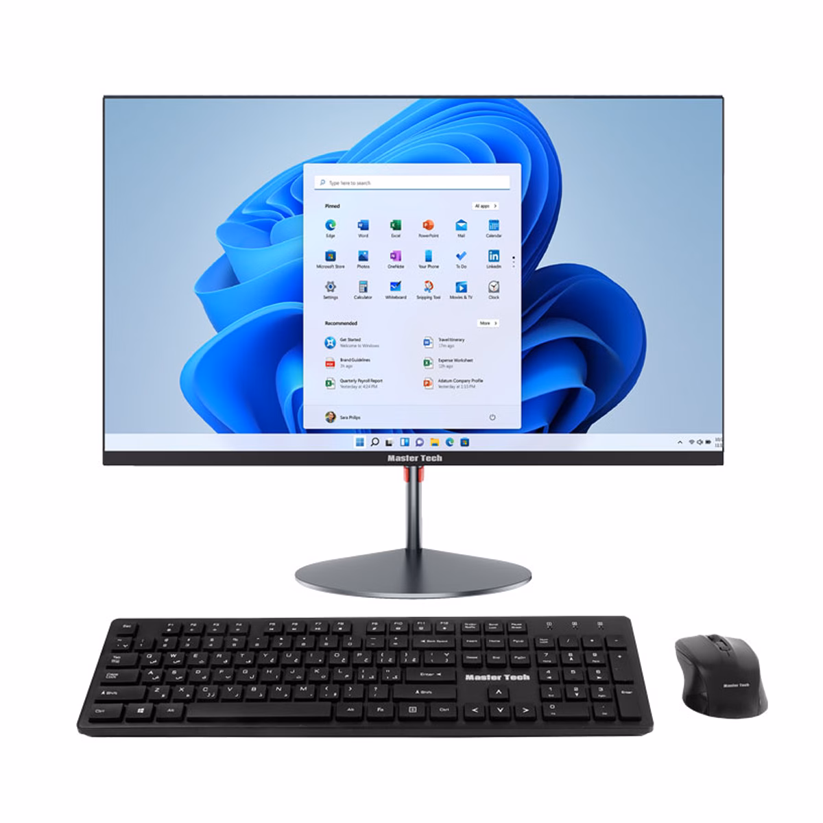 کامپیوتر All in One مسترتک 24 اینچی مدل RAYA240-IC16SB N95 Alder Lake 16GB 512GB