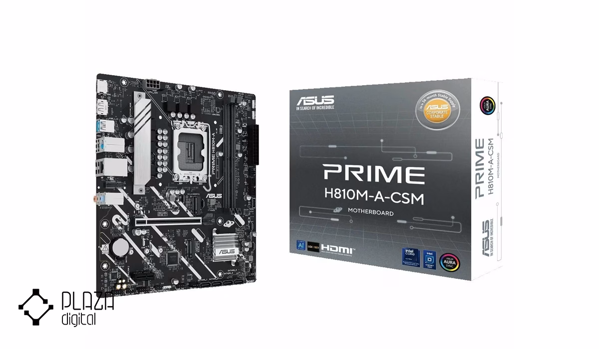 معرفی بهترین مادربرد های 2026 25 مادربرد ایسوس مدل PRIME H810M-A-CSM D5