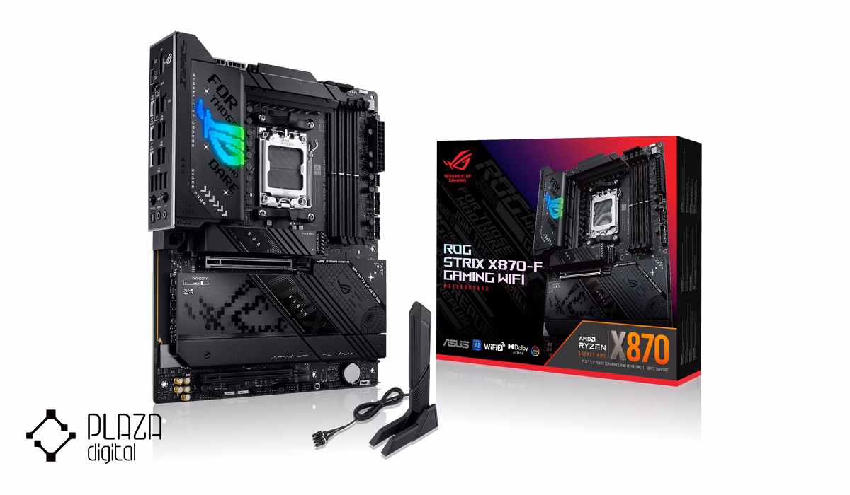 بهترین مادربردهای گیمینگ 19 مادربرد ایسوس مدل ROG STRIX X870-F GAMING WIFI D5