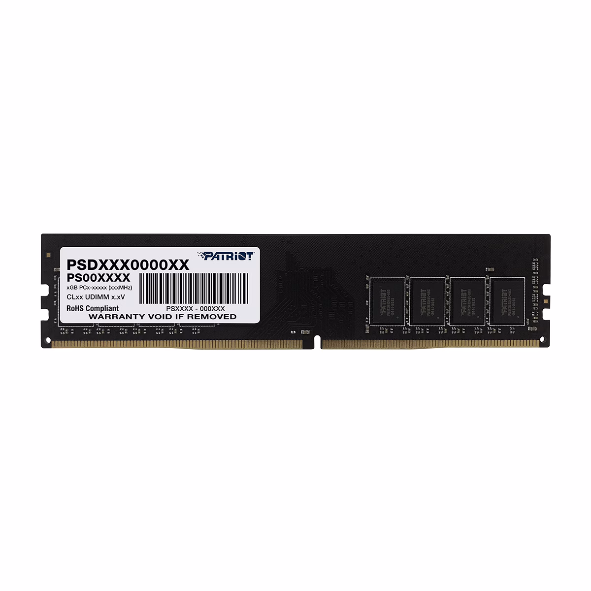 رم کامپیوتر DDR4 پاتریوت مدل Signature Line تک کاناله 3200 مگاهرتز CL22 ظرفیت 16 گیگابایت