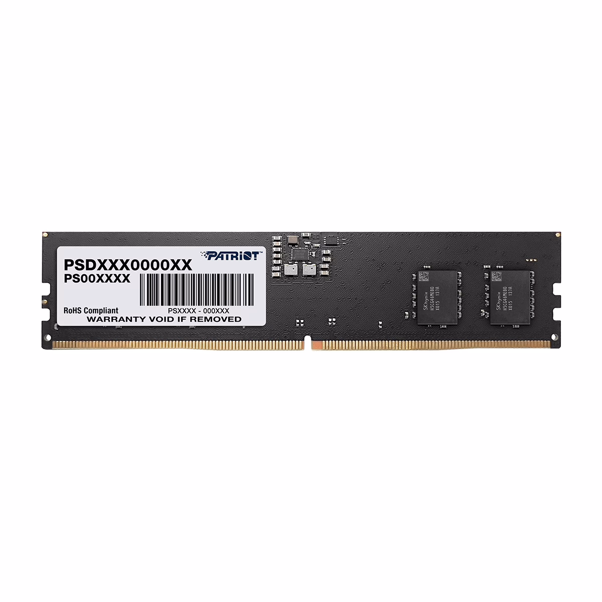 رم کامپیوتر DDR5 پاتریوت مدل Signature Line تک کاناله 5600 مگاهرتز CL40 ظرفیت 16 گیگابایت