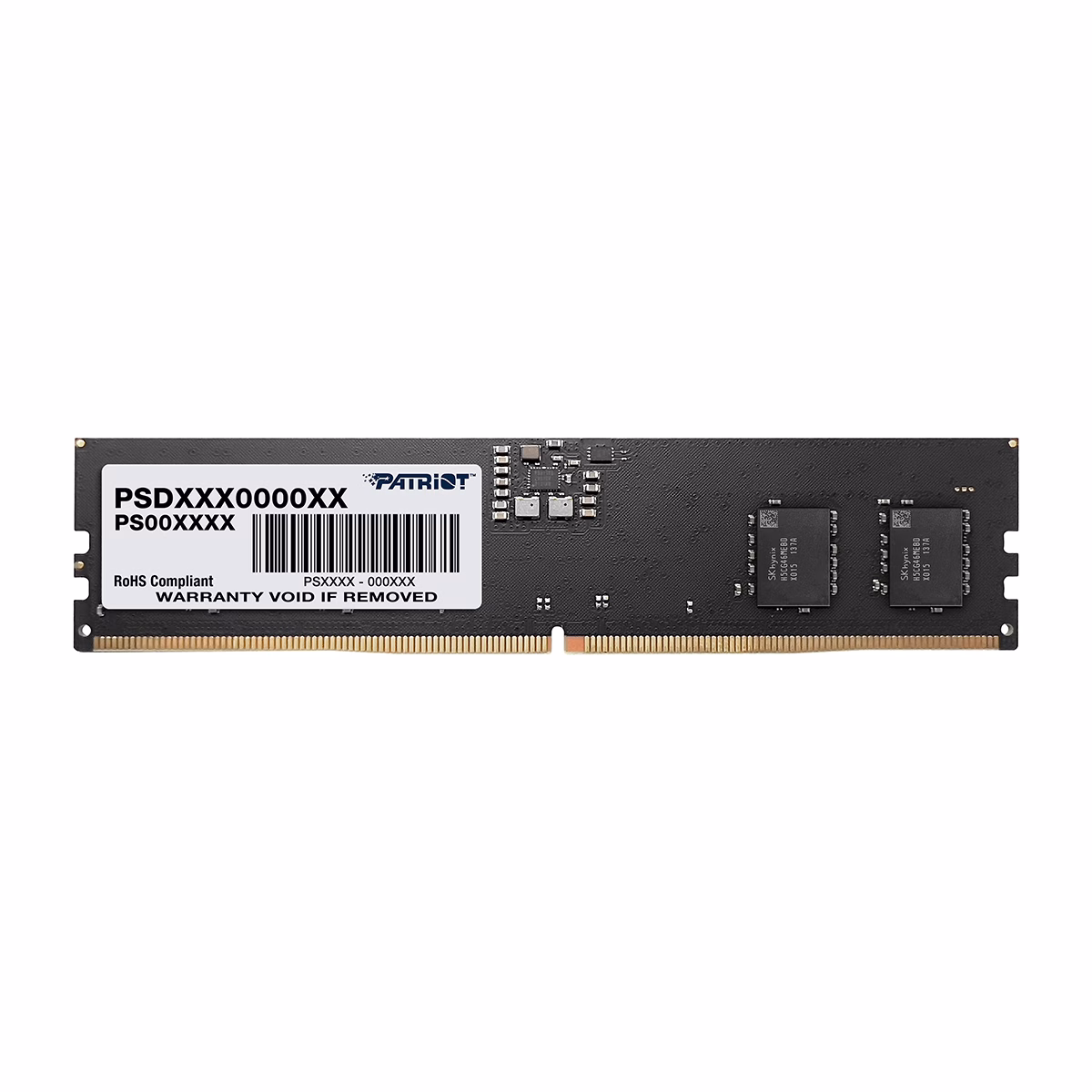 رم کامپیوتر DDR5 پاتریوت مدل Signature Line تک کاناله 5200 مگاهرتز CL42 ظرفیت 8 گیگابایت