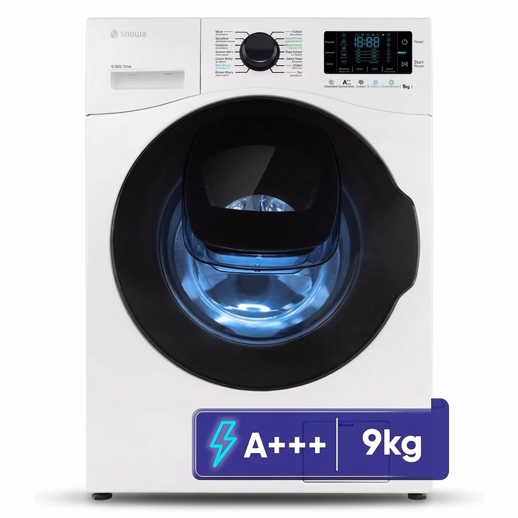 ماشین لباسشویی 9 کیلوگرم اتوماتیک اسنوا مدل SWM-F92W