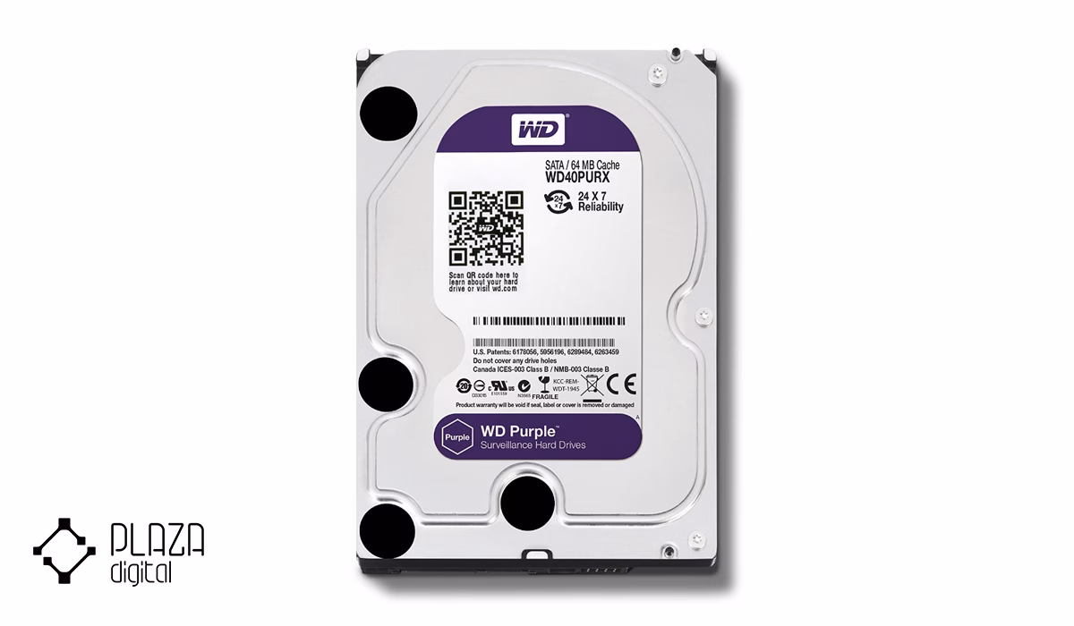 بهترین هارد های hdd بازار 7 هارددیسک اینترنال وسترن دیجیتال مدل Purple Buffer ظرفیت 4 ترابایت